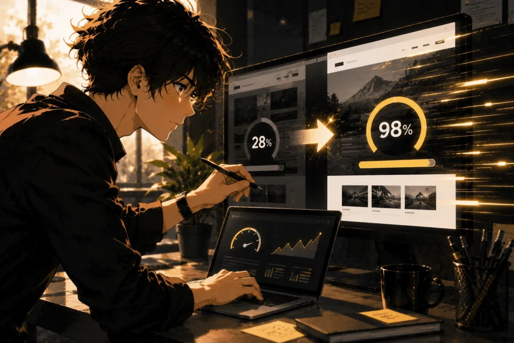 Ottimizzazione velocita sito web - caso studio Pixty